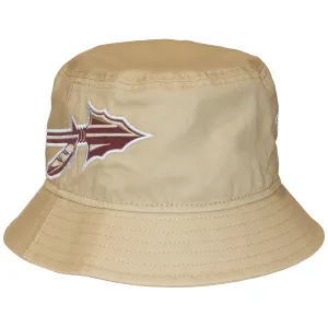 New Era Spear Logos Bucket Cap - Vegas Gold