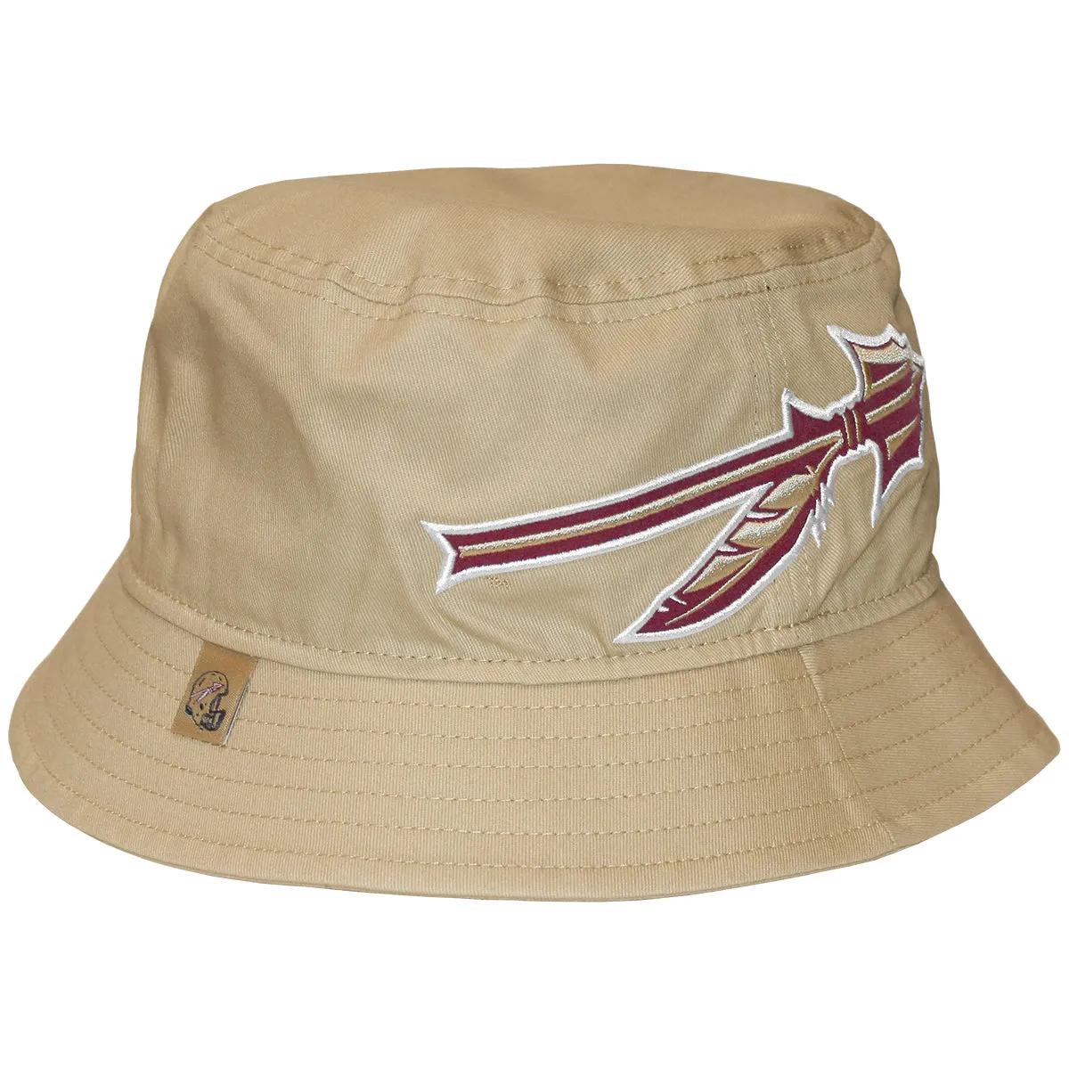 New Era Spear Logos Bucket Cap - Vegas Gold