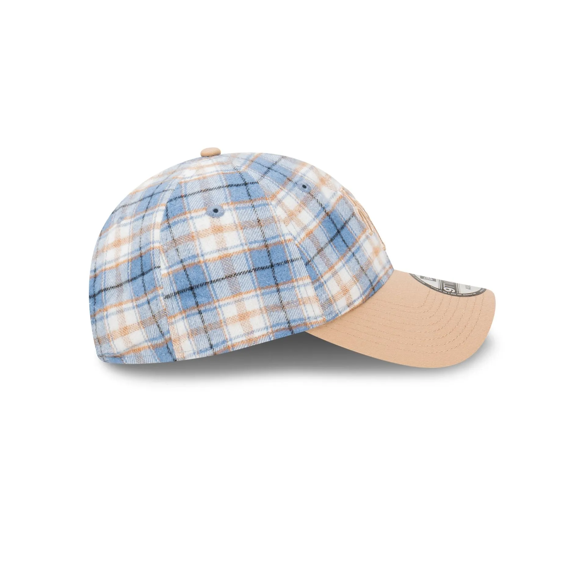 New York Mets Plaid Two-Tone 9TWENTY Cloth Strap