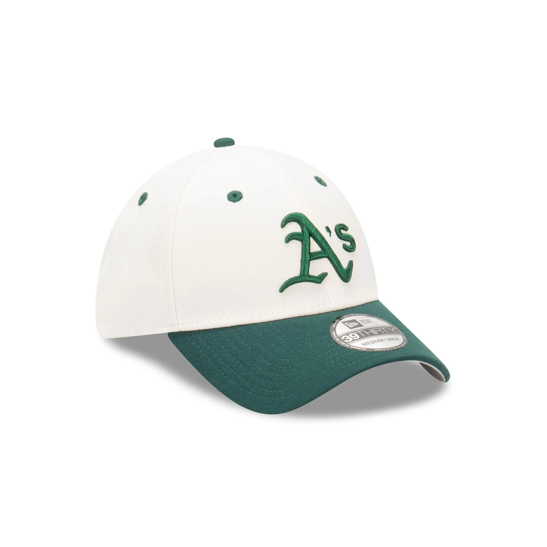 Oakland Athletics Chrome Two-Tone 39THIRTY Fitted