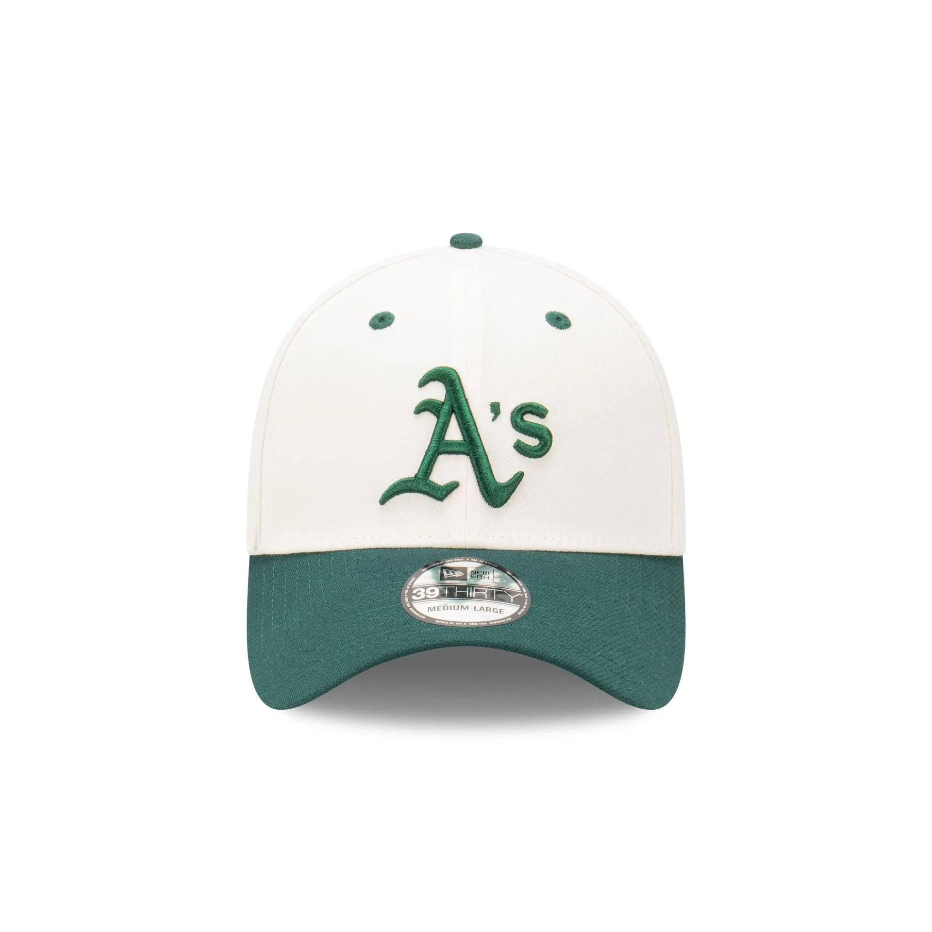 Oakland Athletics Chrome Two-Tone 39THIRTY Fitted