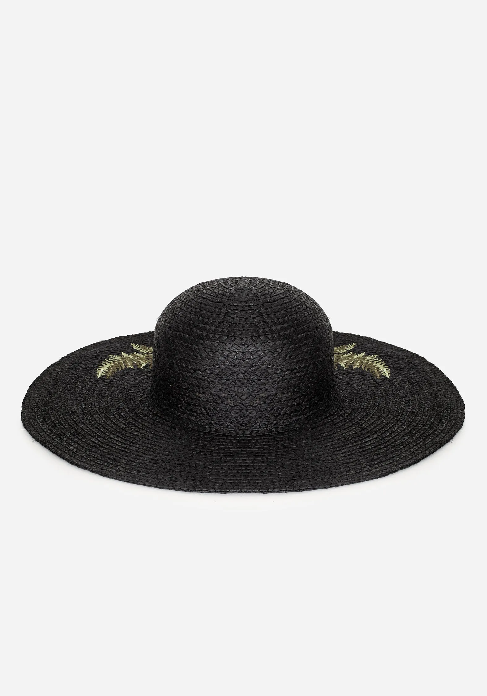 Osmunda Fern Embroidered Sun Hat