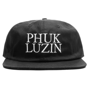 Phuk Luzin 6-Panel Strapback Hat - Black