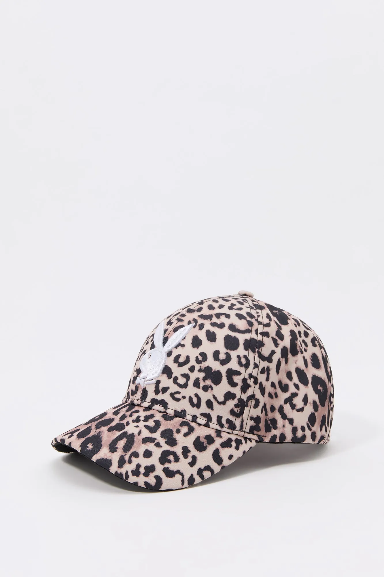 Playboy Embroidered Cheetah Print Baseball Hat