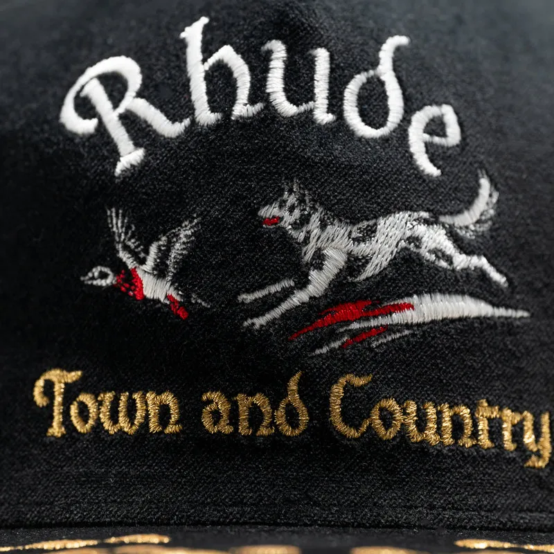 Rhude Wine Country Souvenir Hat - Black