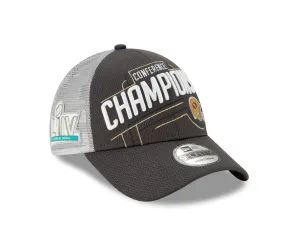 San Francisco 49ers 2019 NFL NFC Conference Champions Locker Room Hat with Super Bowl LIV side patch
