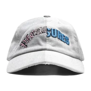 Split Corduroy Cap - Grey