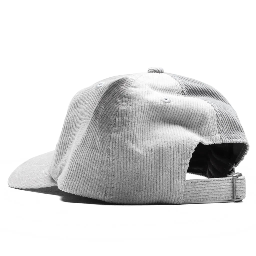 Split Corduroy Cap - Grey