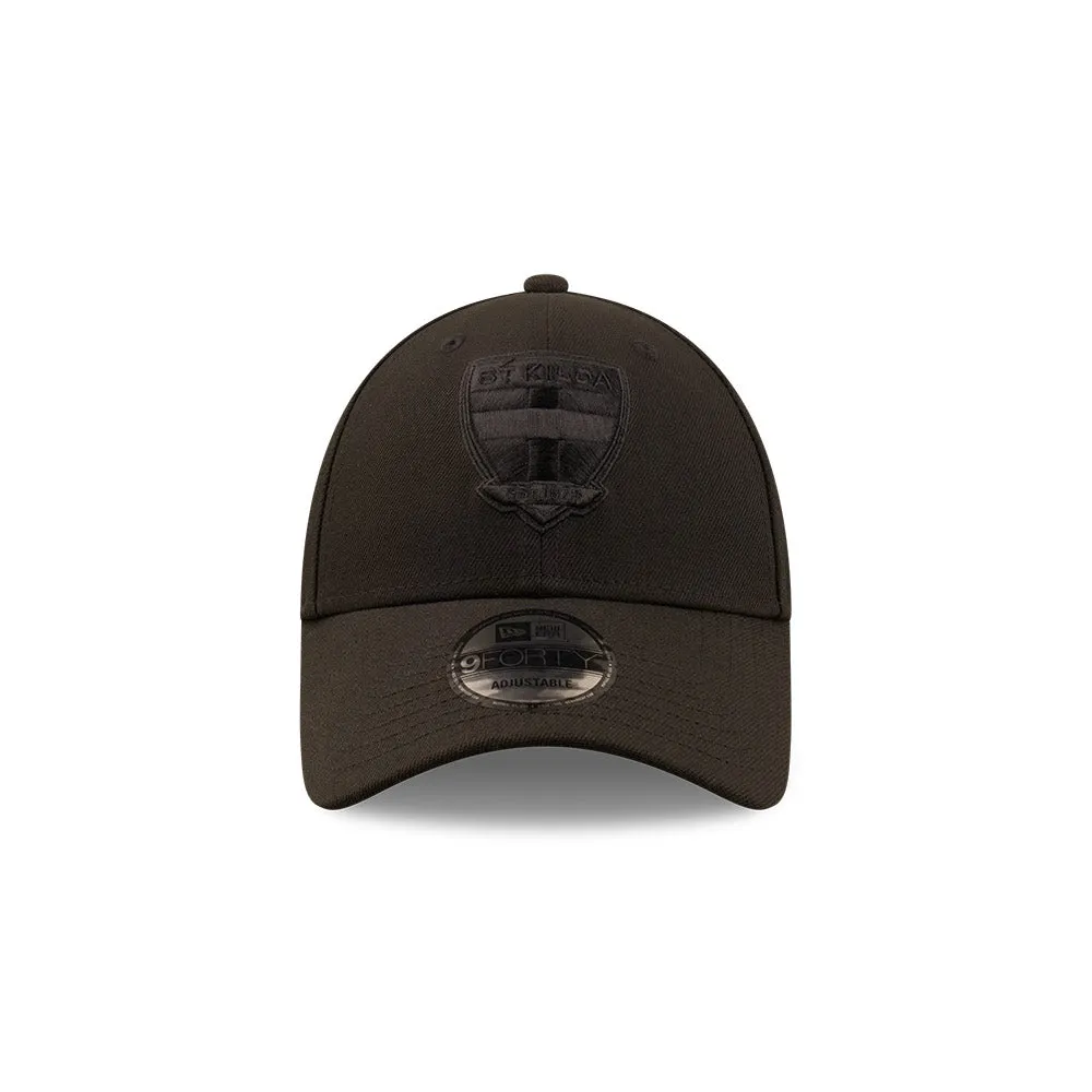 St. Kilda Saints AFL Essentials Black on Black 9FORTY Snapback