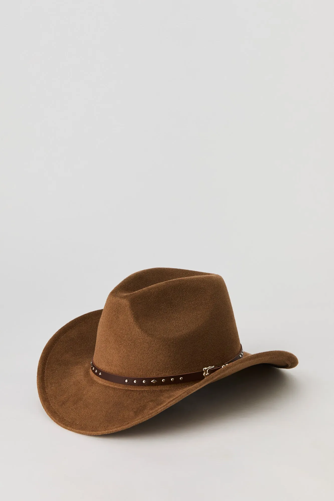 Studded Buckle Cowboy Hat