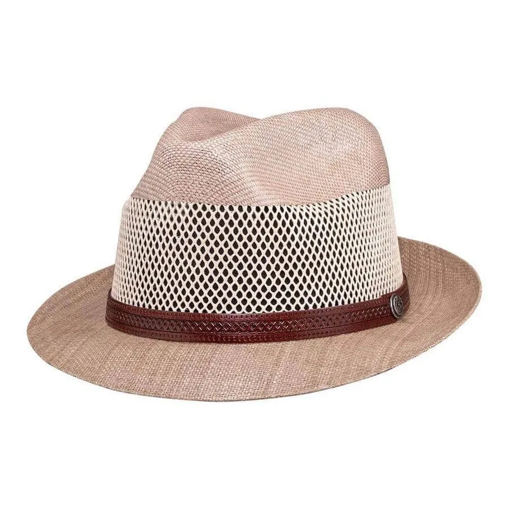 Tuscany | Mens Fedora Straw Trilby Hat