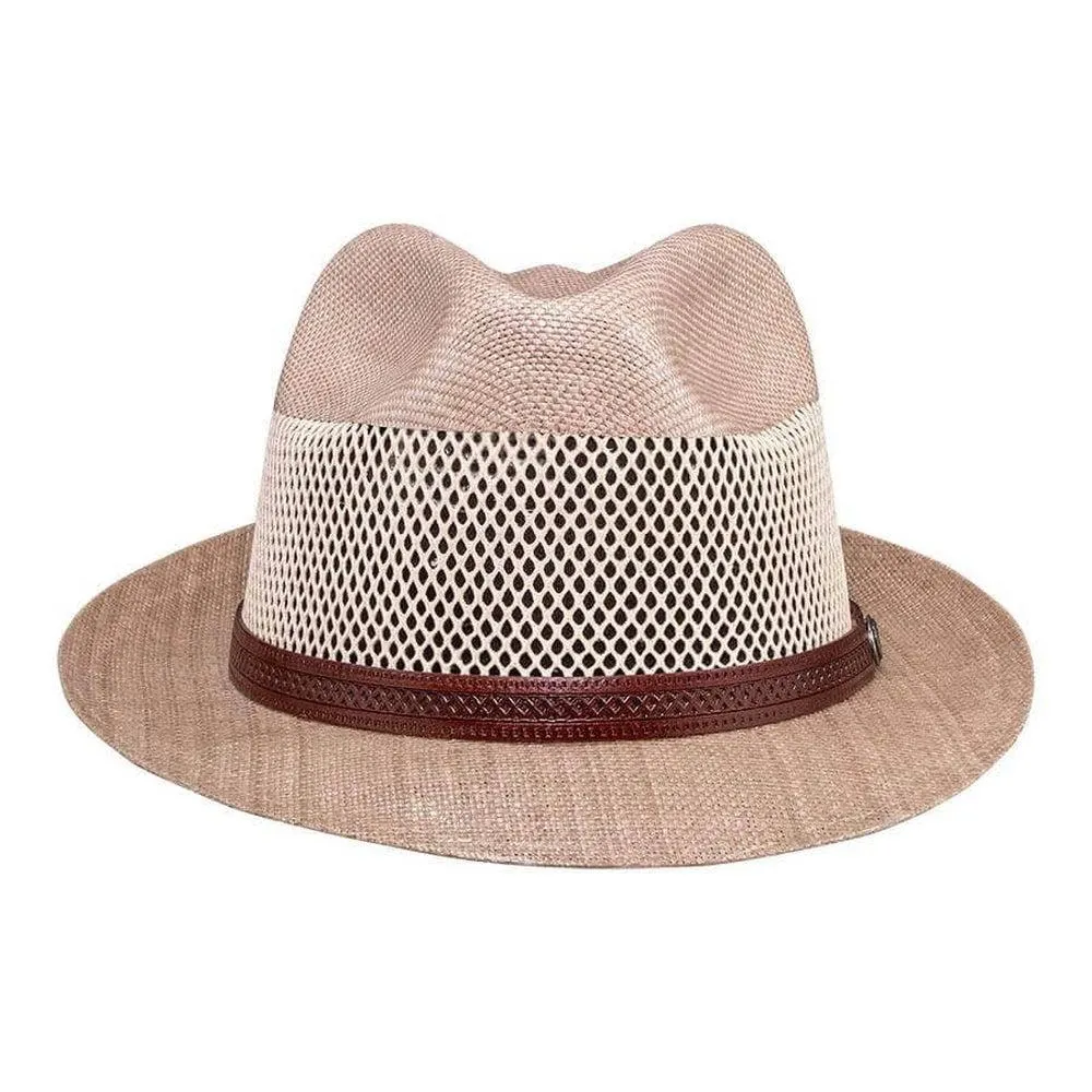 Tuscany | Mens Fedora Straw Trilby Hat