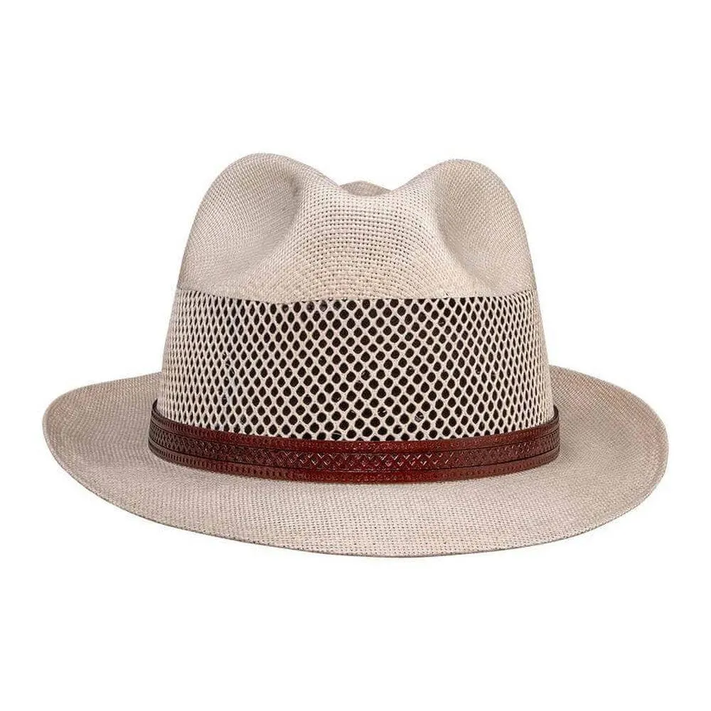 Tuscany | Mens Fedora Straw Trilby Hat