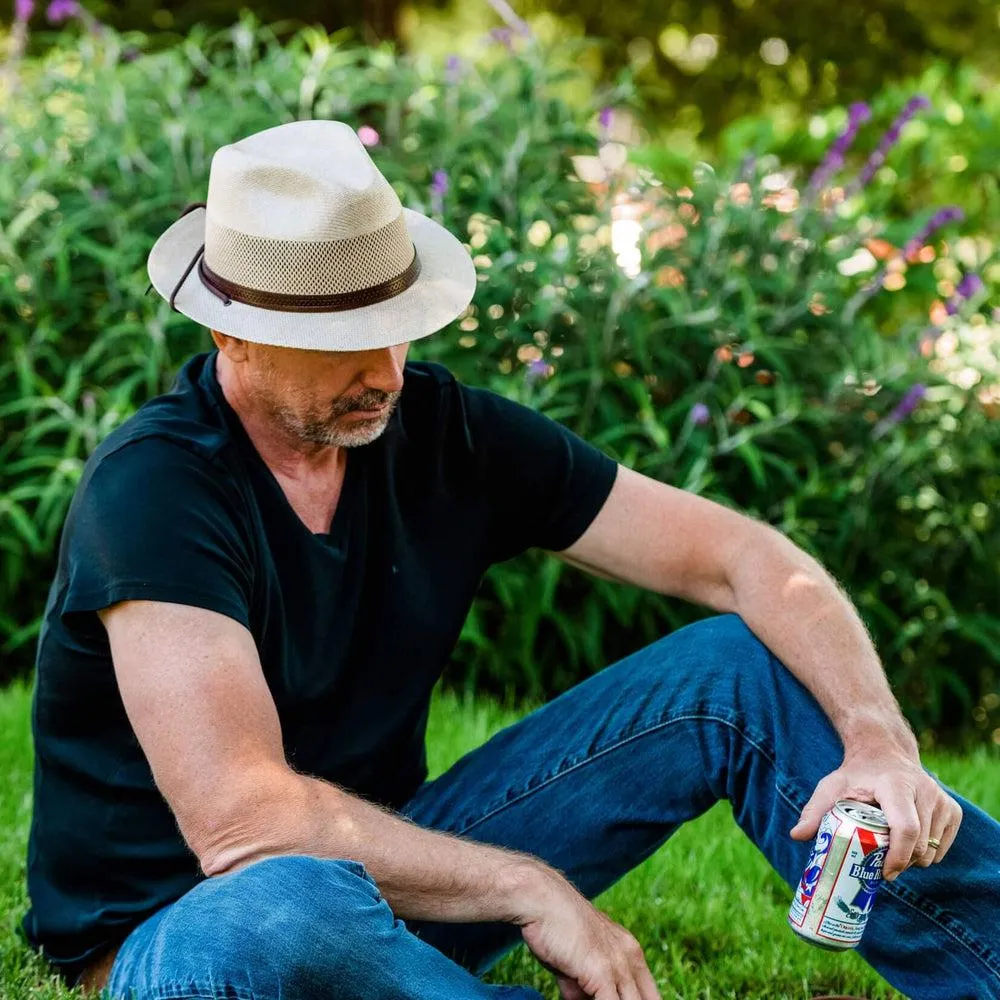 Tuscany | Mens Fedora Straw Trilby Hat