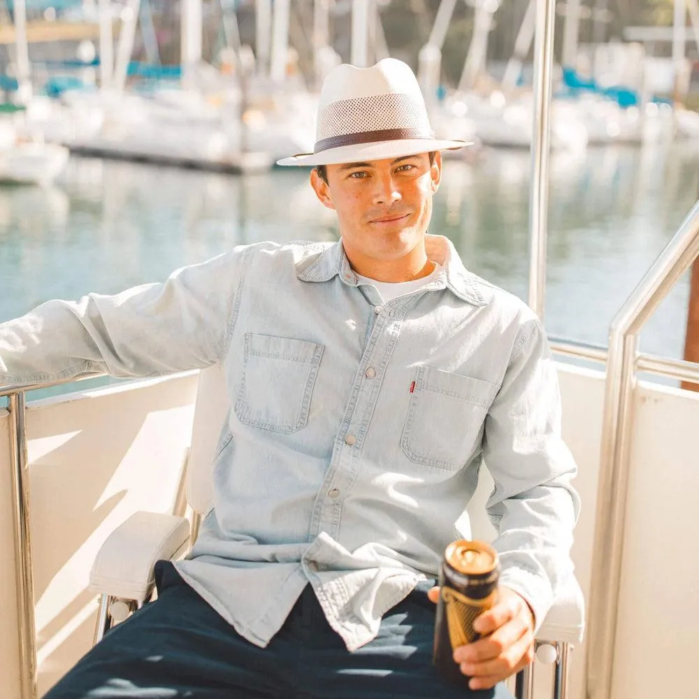 Tuscany | Mens Fedora Straw Trilby Hat