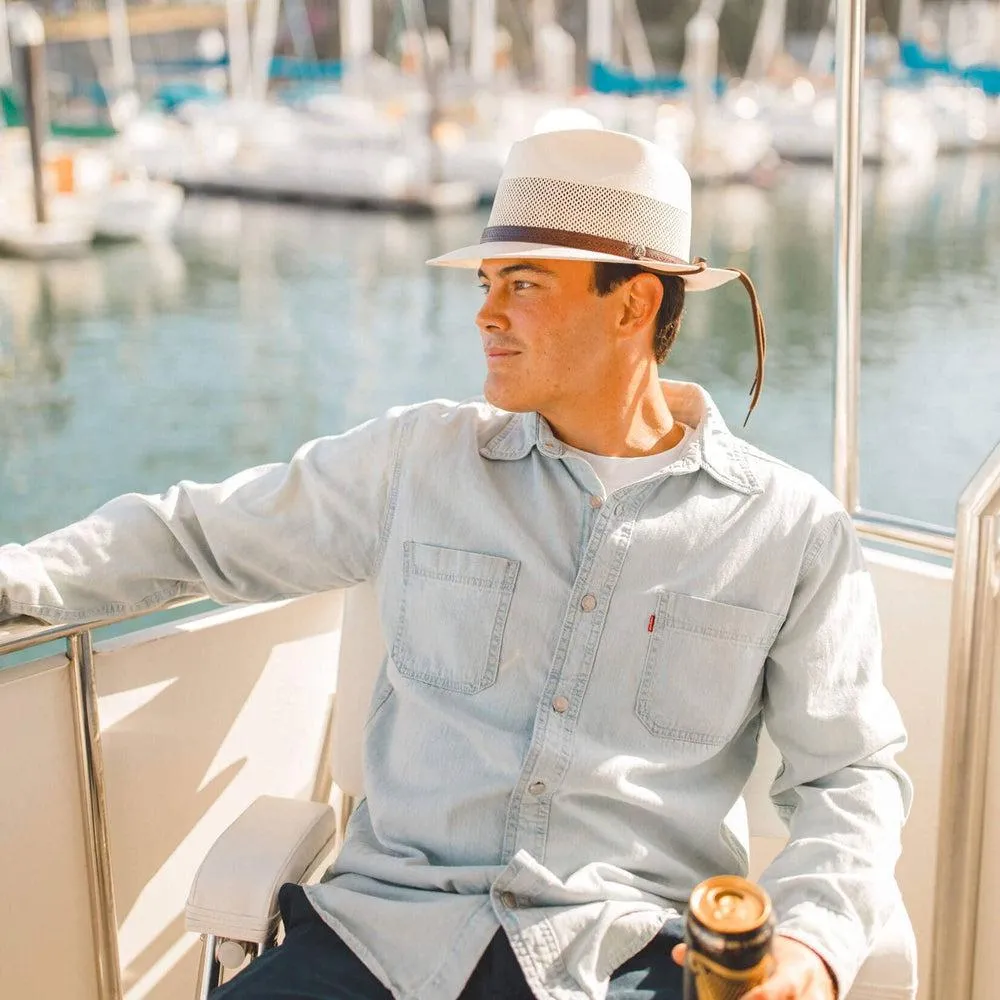 Tuscany | Mens Fedora Straw Trilby Hat