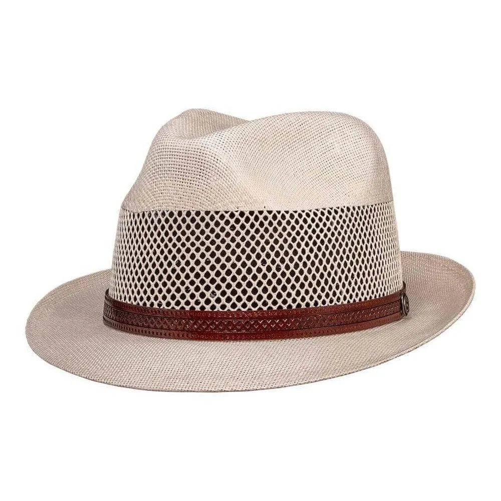 Tuscany | Mens Fedora Straw Trilby Hat