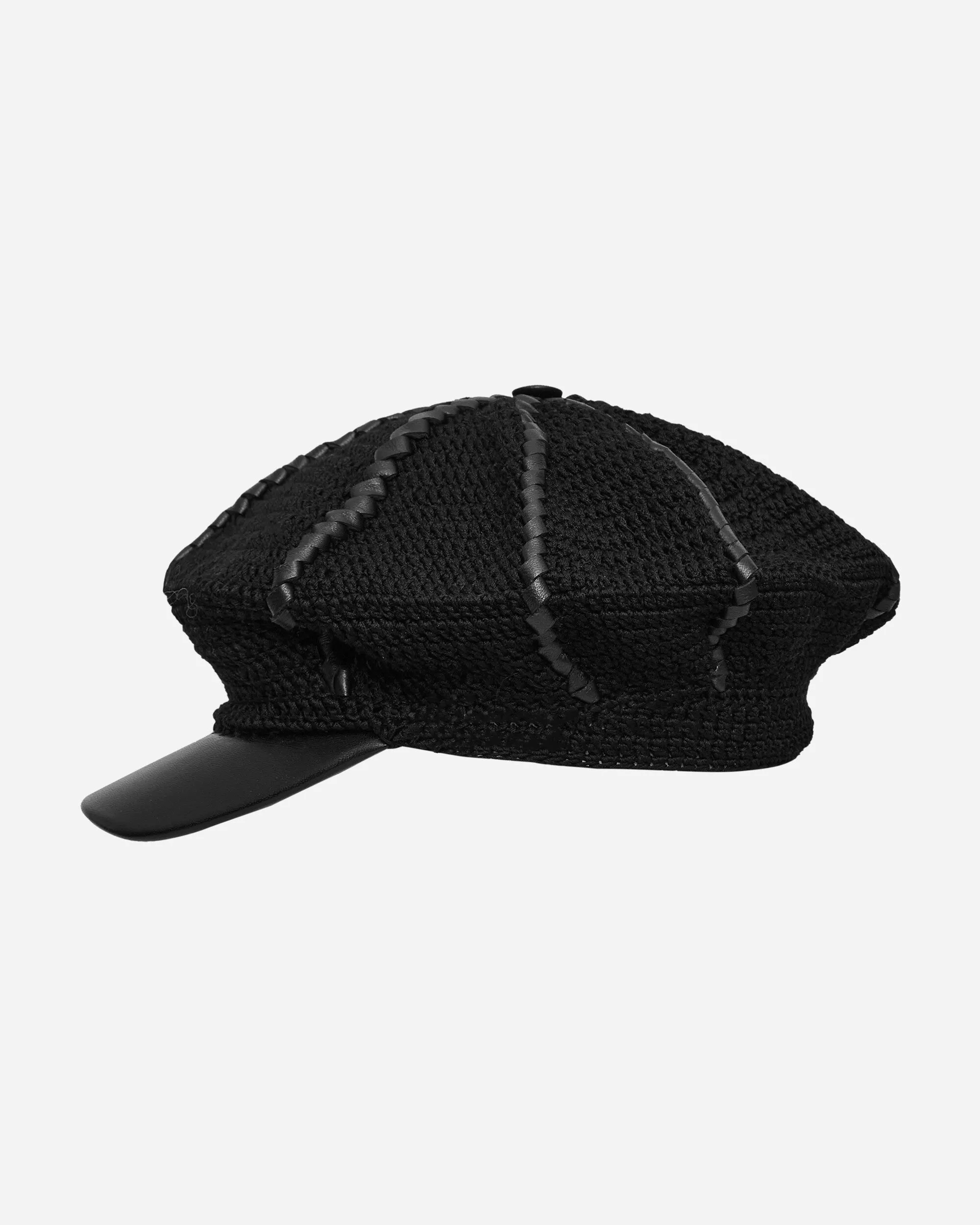 Ursa Leather Lace Bakerboy Cap