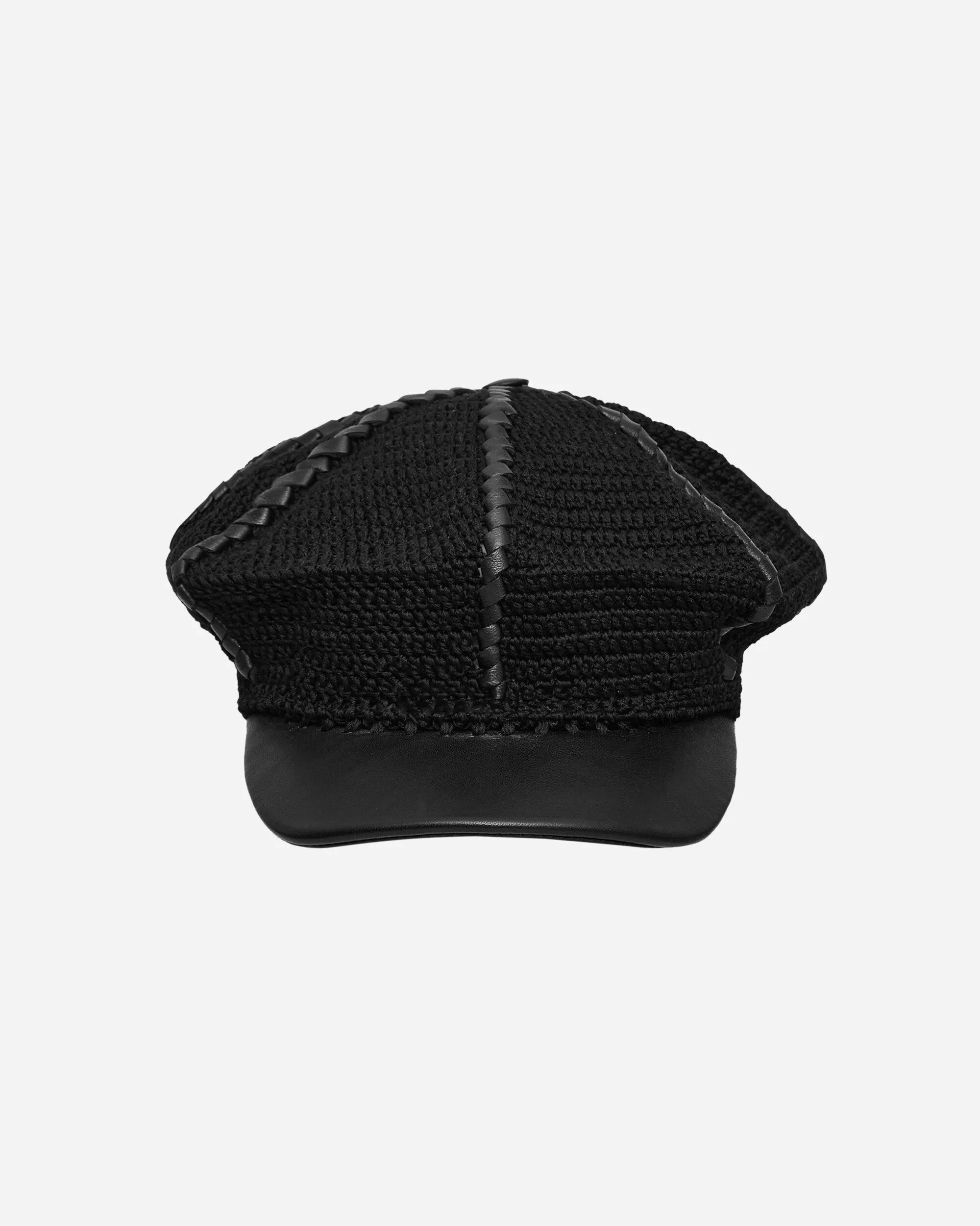 Ursa Leather Lace Bakerboy Cap