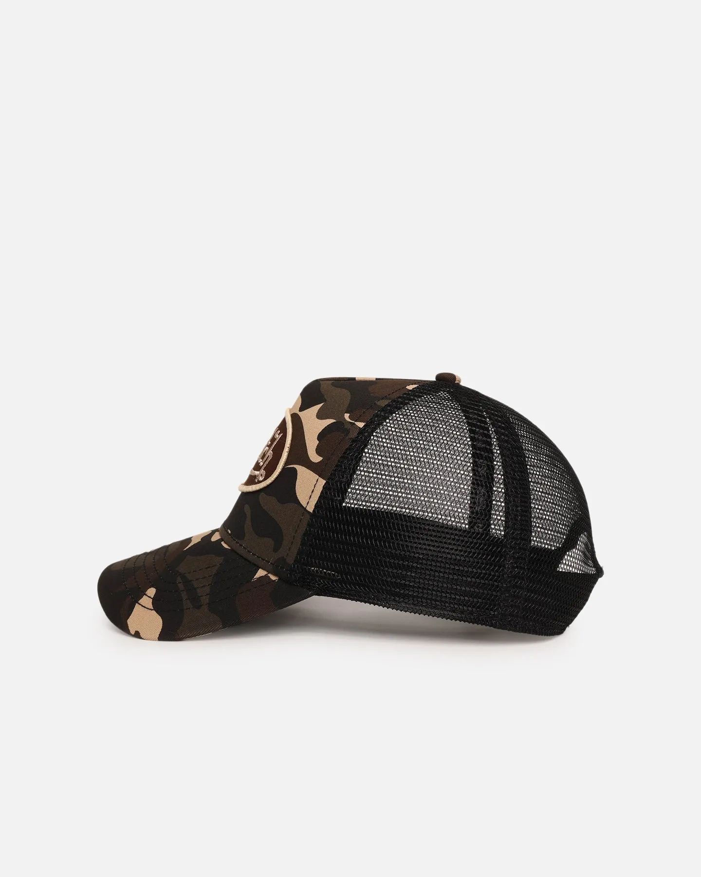 Von Dutch Trucker Snapback Hat Brown Camo