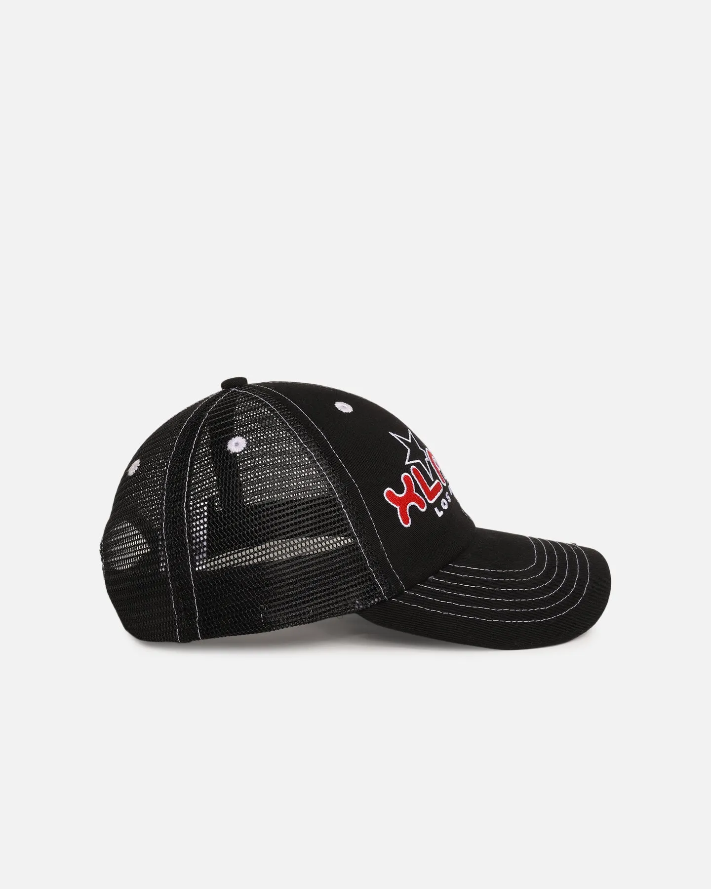 X-Large XL Star Low Pro Trucker Snapback Black