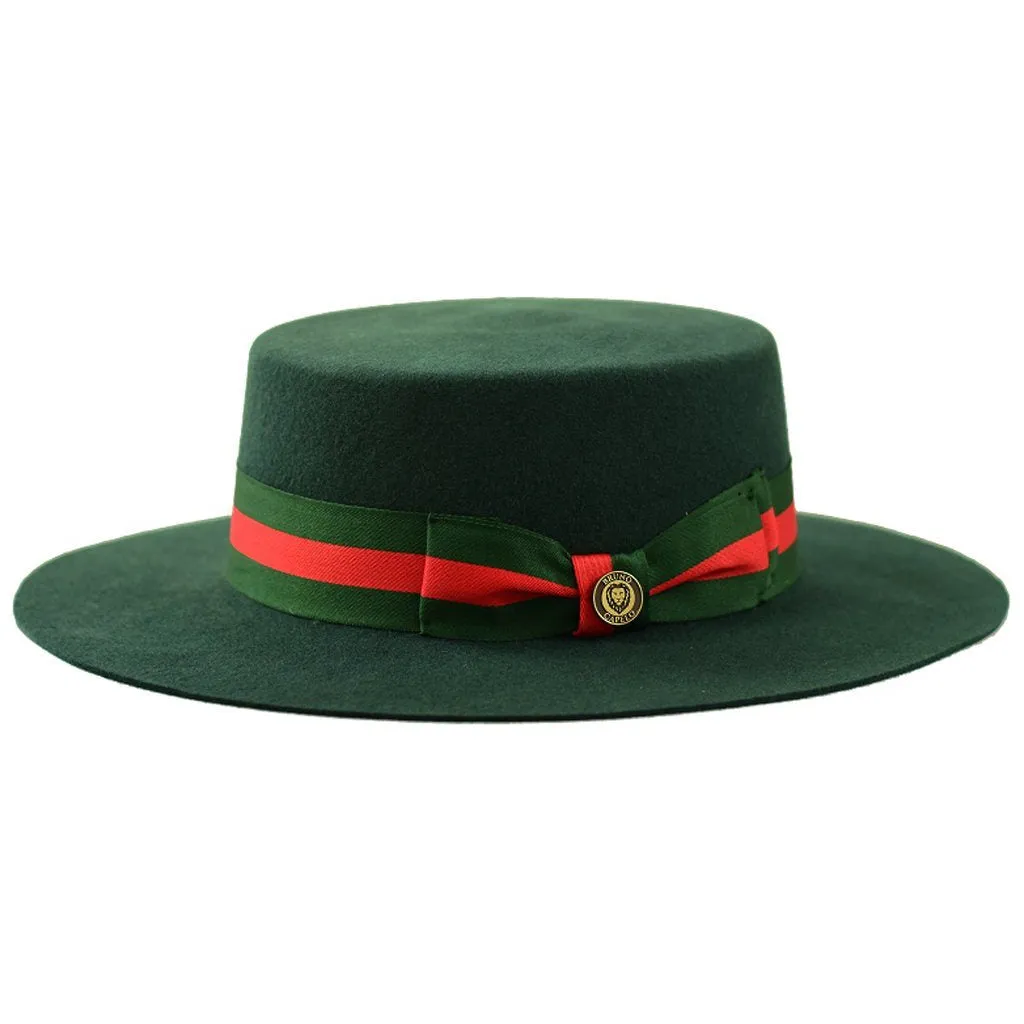 Zayden Firm Flat Top Hat by Bruno Capelo