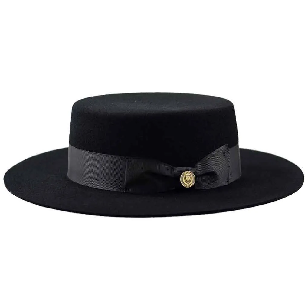 Zayden Firm Flat Top Hat by Bruno Capelo